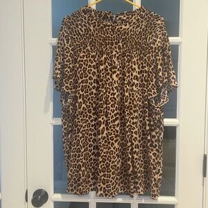 Torrid Leopard Print Blouse